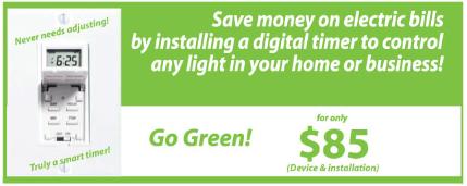 Save money on electric bills...